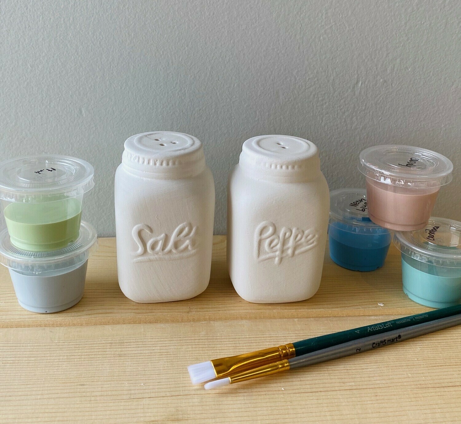 Mason Jar Salt and Pepper Shakers