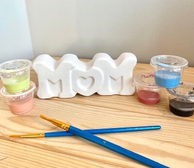 Mom Word Plaque