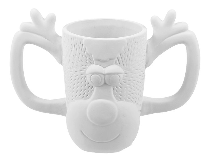 Reindeer Mug Double Handle