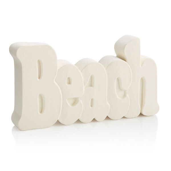 Beach Word Plaque