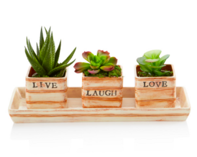 D/c&#39;d Rectangle Tray for Planters