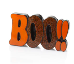 Boo!! Word Plaque