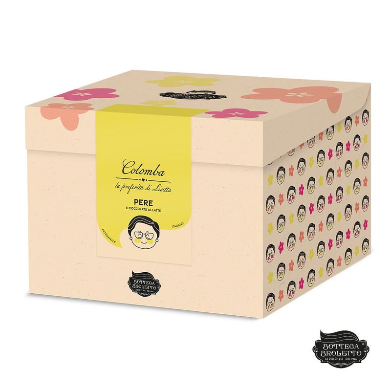 La Colomba Pere & Cioccolato al Latte 750g