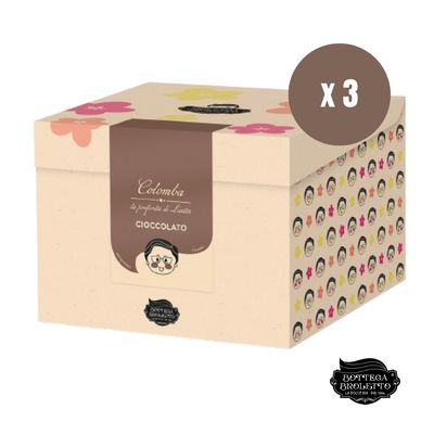 La Colomba ai Tre Cioccolati 750g