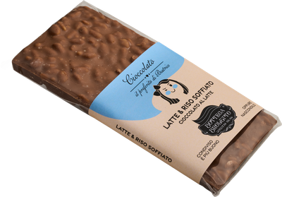 Cioccolato Latte e Riso Soffiato 100 g.