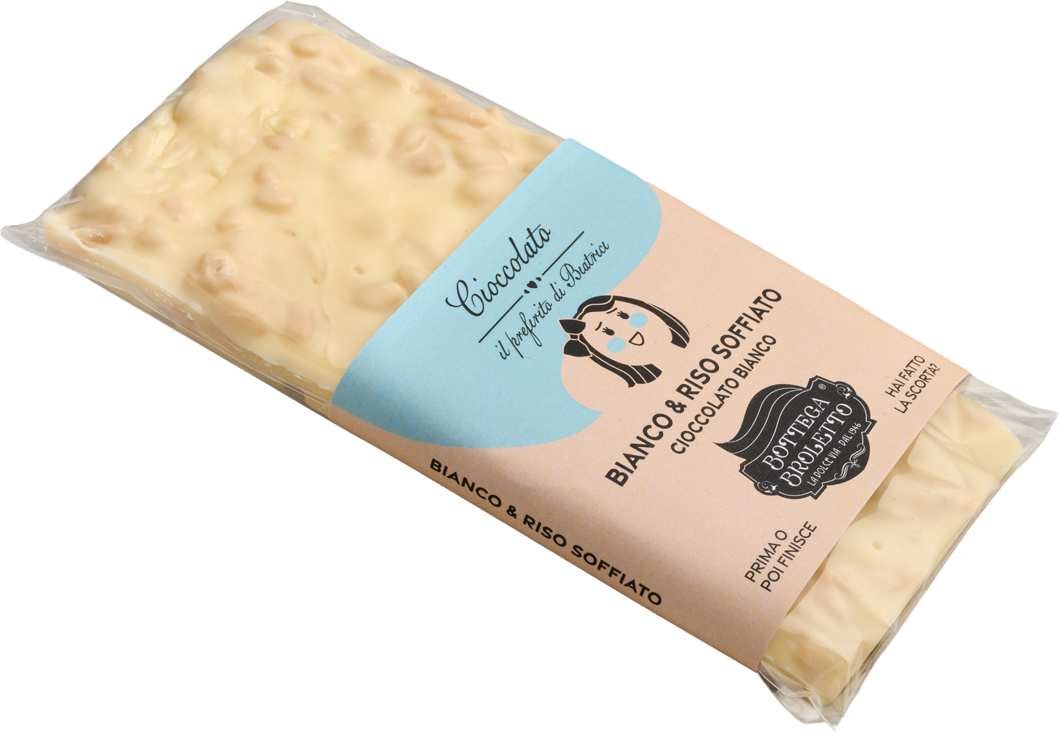 Cioccolato Bianco e Riso Soffiato 100g