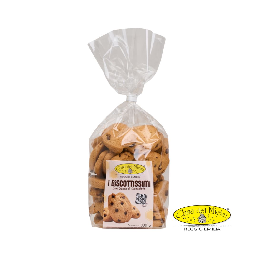 i BiSCOTTiSSiMi con GOCCE di CIOCCOLATO 300g i BiSCOTTiSSiMi con GOCCE di CIOCCOLATO 300g