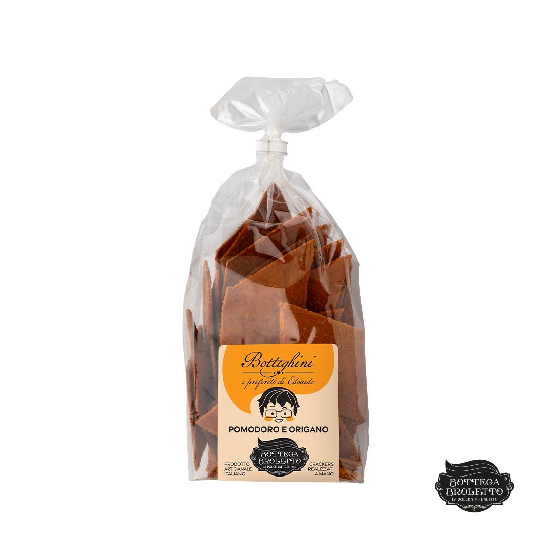 I Botteghini Cracker Pomodoro e Origano 150g I Botteghini Cracker Pomodoro e Origano 150g