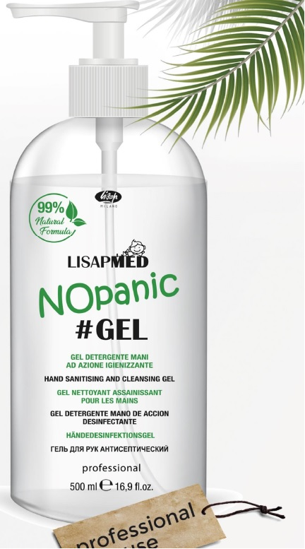 GEL DETERGENTE MANI 500 ML  99% NATURAL FORMULA