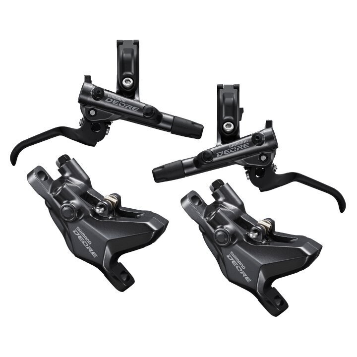Shimano Deore BL-M6100 + BR-M6100 XC Race Hydraulic Disc Brake - J-Kit - Set FW + RW