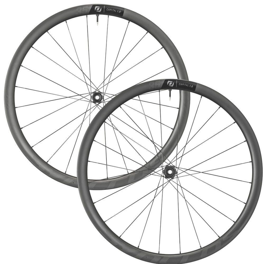 Syncros Capital 1.0 35mm Juego de Ruedas de Carbono - Clincher - Centerlock FW: 12x100mm | RW: 12x142mm
