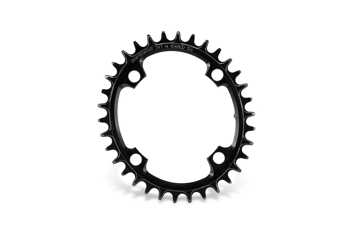 PLATO GARBARUK OVALADO 104 BCD (34T, BLACK)