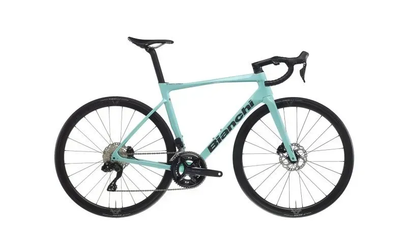 Bicicleta Carretera Bianchi Specialissima Comp Shimano Ultegra Di2 celeste