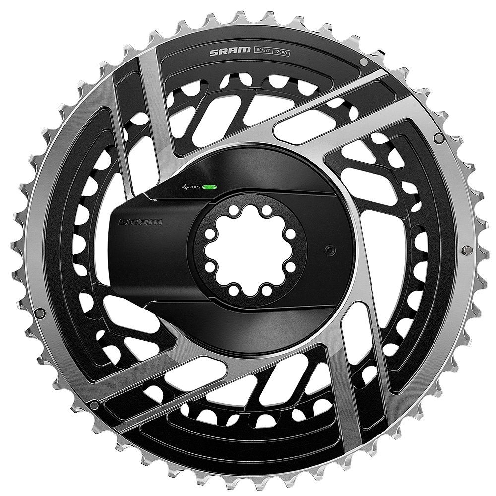 SRAM 2x Juego de Platos RED AXS Powermeter | Direct Mount | E1 - negro / plata