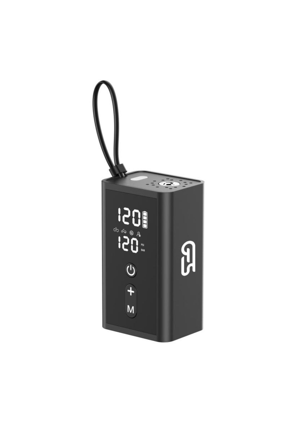 Mini Inflador Eléctrico Manómetro Digital Ges (max 120 Psi / 8 Bar)