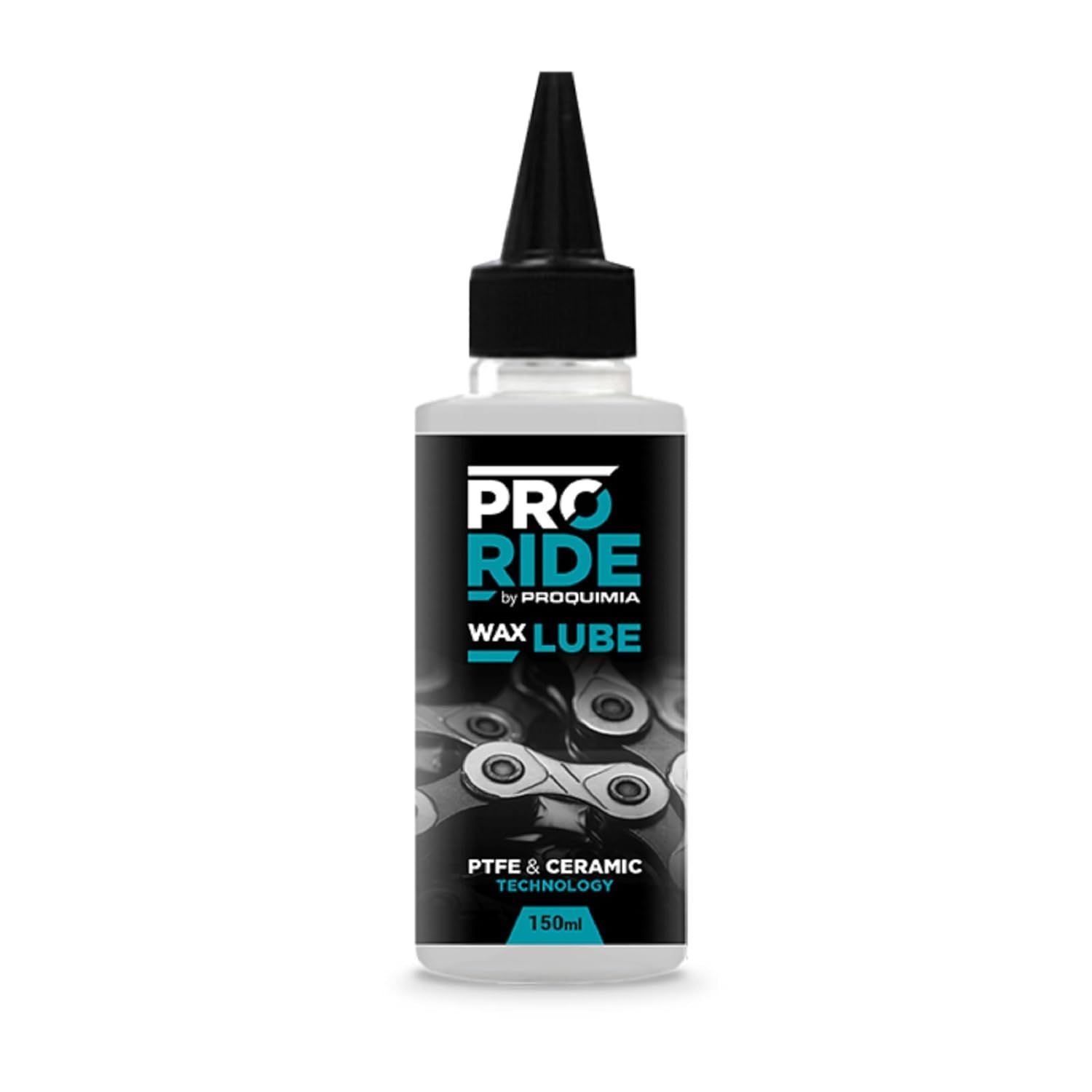 PRORIDE Wax Lube - Lubricante cadena bicicleta - Lubricante en cera - PTFE & Ceramic Tecnology - 150 ml, Blanco