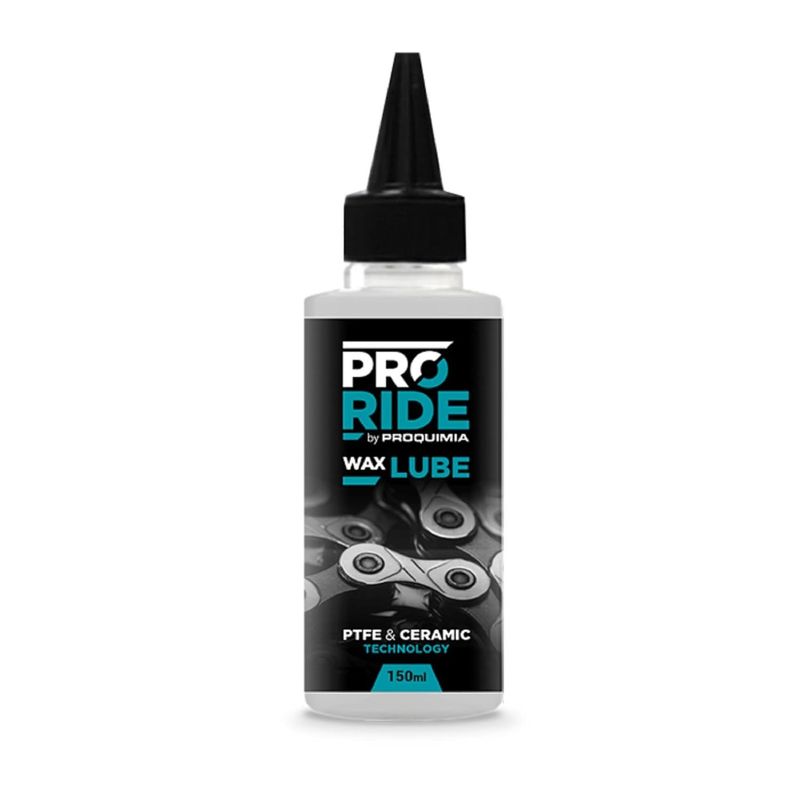 PRORIDE Wax Lube - Lubricante cadena bicicleta - Lubricante en cera - PTFE & Ceramic Tecnology - 150 ml, Blanco
