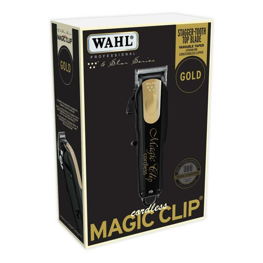 cordless magic clipper black & gold