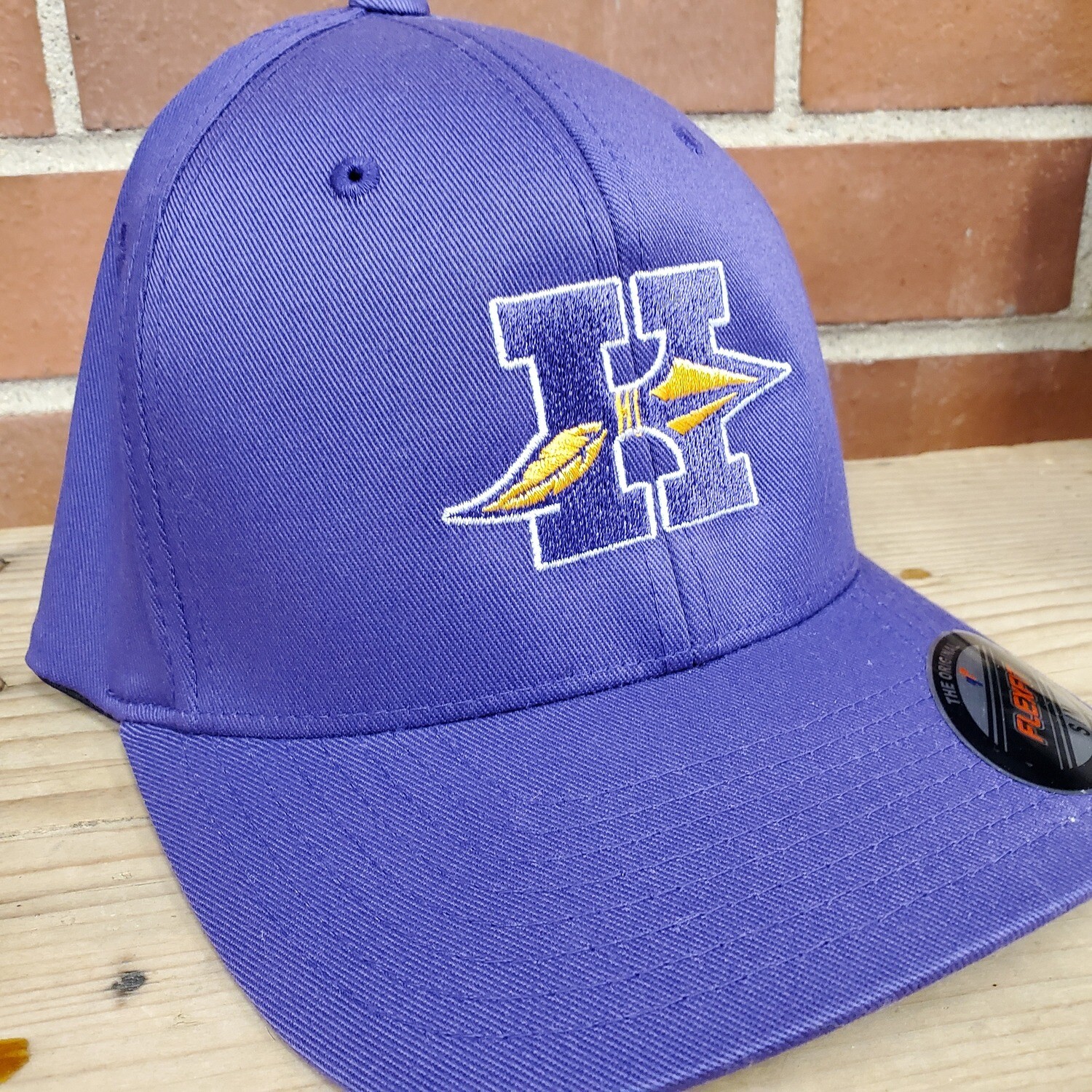 Hononegah Flexfit Twill Cap, Embroidered, Purple