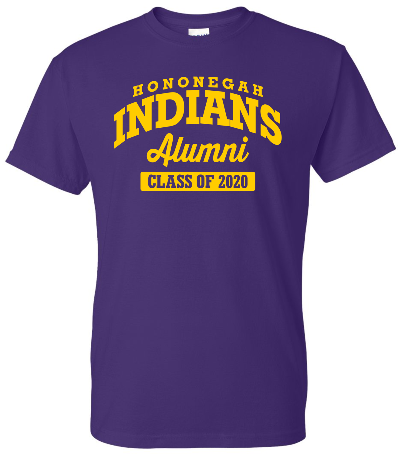 Hononegah Alumni T-shirt with Class Year, Purple