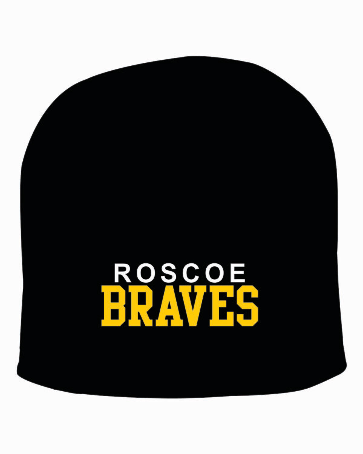 ROSCOE BRAVES 8" Knit Beanie, Embroidered, 3 Colors Available
