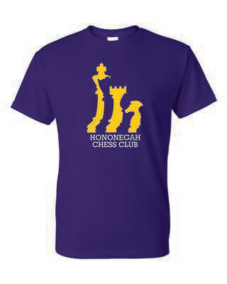 Hononegah Chess Club T-shirt, Purple