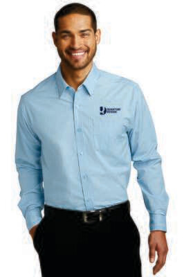 Port Authority Micro Tattersall Easy Care Shirt, 3 Colors Available