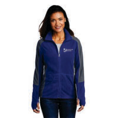 Port Authority Ladies Colorblock Microfleece Jacket, 4 Colors Available