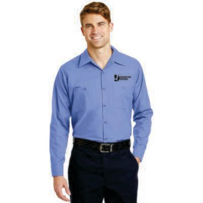 Red Kap Long Sleeve Industrial Work Shirt, 10 Colors Available