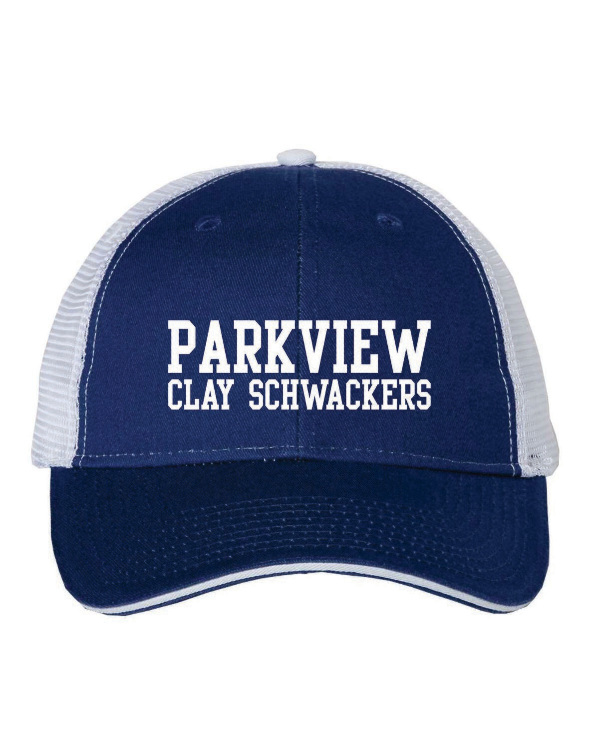 Parkview Clay Schwackers Trucker Cap, Royal/White