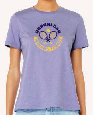Hononegah Tennis Women's Relaxed Tee, 4 Color Options