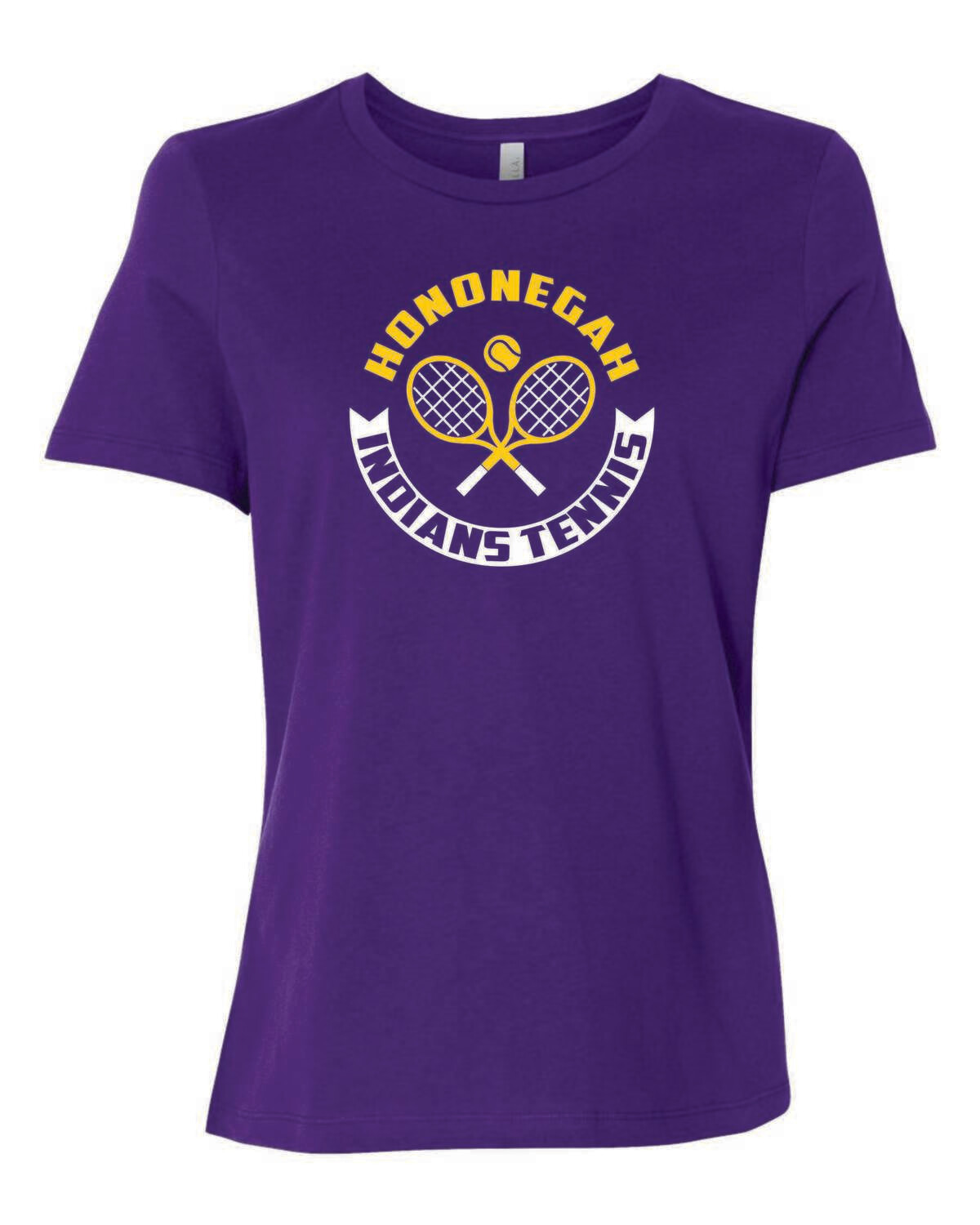 Hononegah Tennis Women&#39;s Relaxed Tee, 4 Color Options