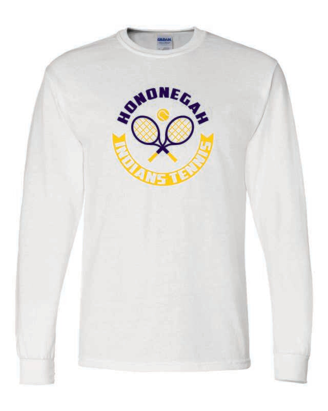 Hononegah Tennis Long Sleeve T-shirt, 4 Color Options