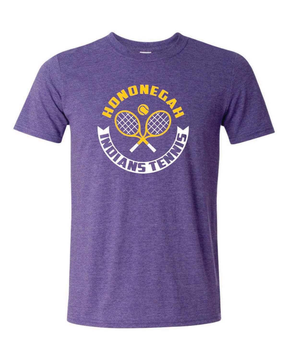 Hononegah Tennis Softstyle T-shirt, Heather Purple
