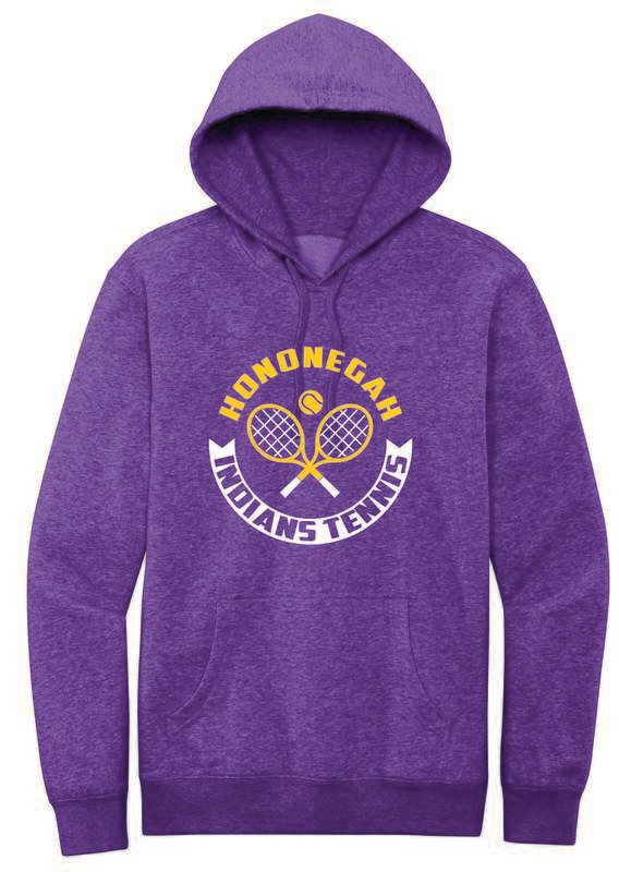 Hononegah Tennis Hooded Sweatshirt, 4 Color Options