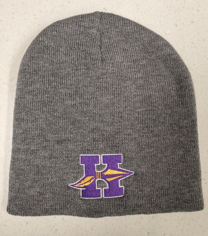 Hononegah 8&quot;Knit Beanie, Embroidered, 3 Color Options