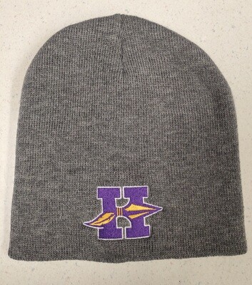 Hononegah 8"Knit Beanie, Embroidered, 3 Colors Available