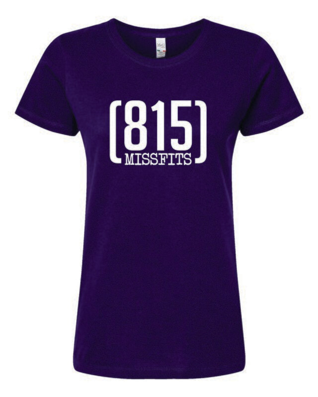 815 Missfits M&amp;O Women&#39;s Soft Touch Tee, Purple