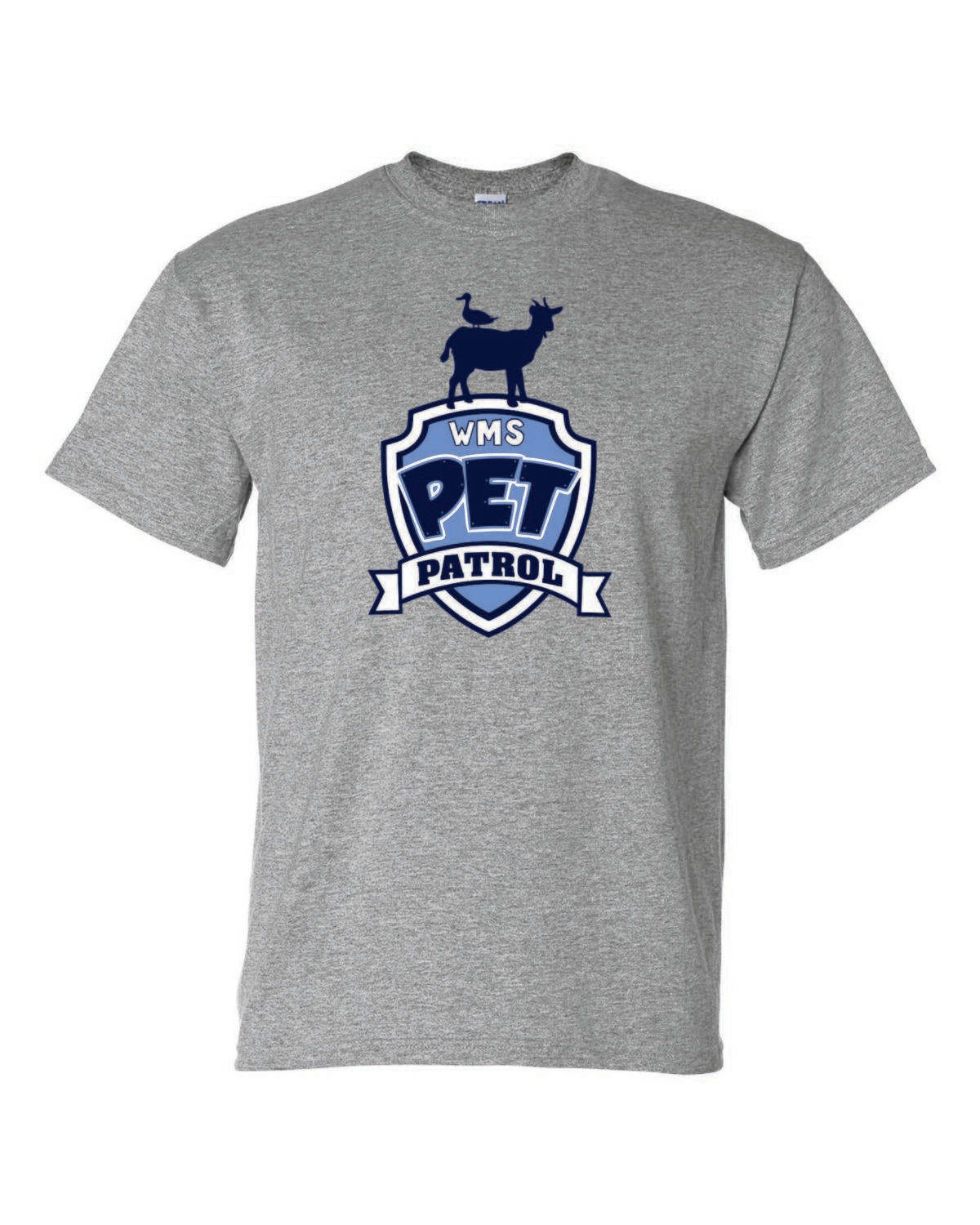 WMS PET PATROL T-SHIRT, SPORT GREY