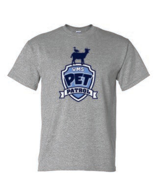 WMS PET PATROL T-SHIRT, SPORT GREY