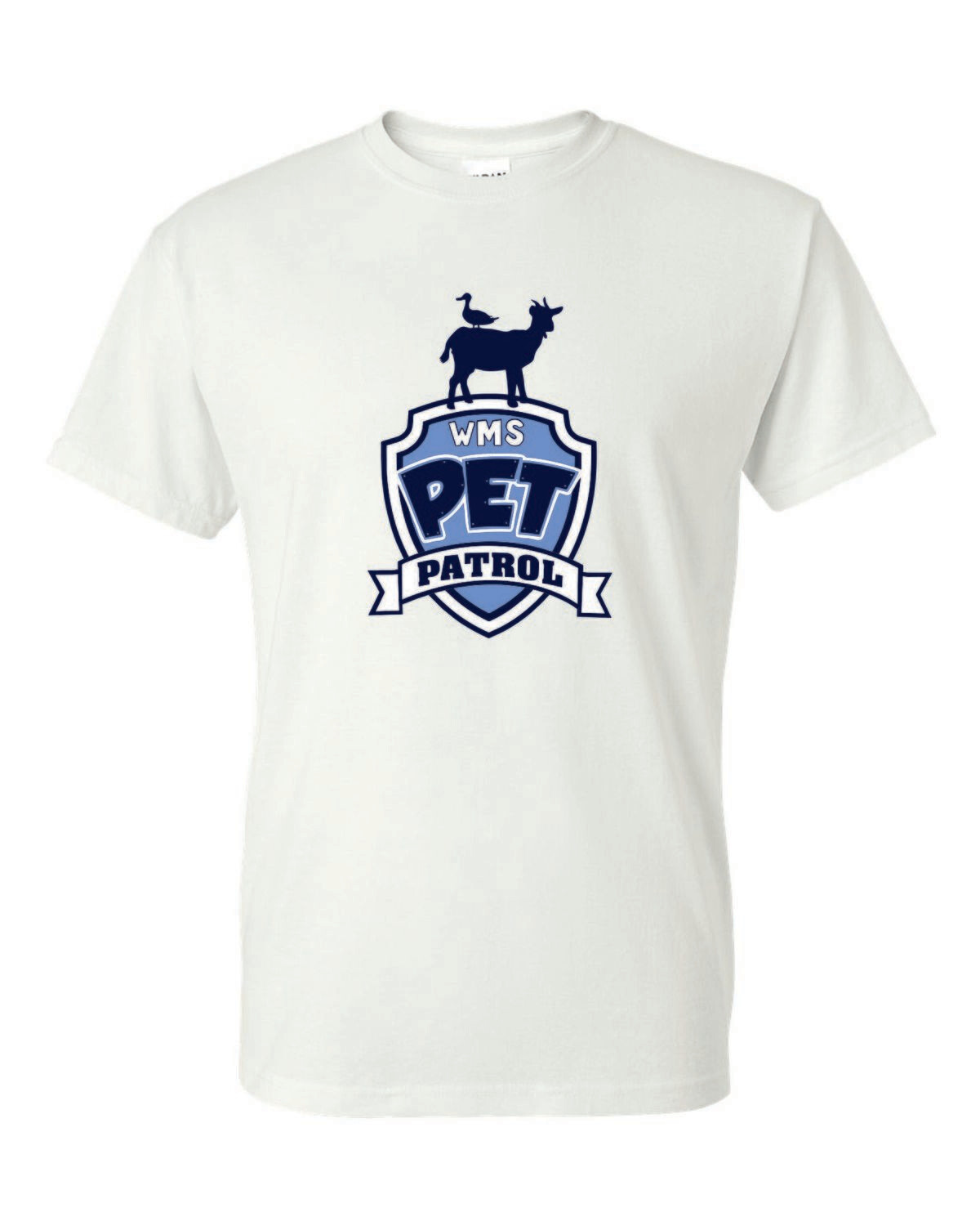 WMS PET PATROL T-SHIRT, WHITE