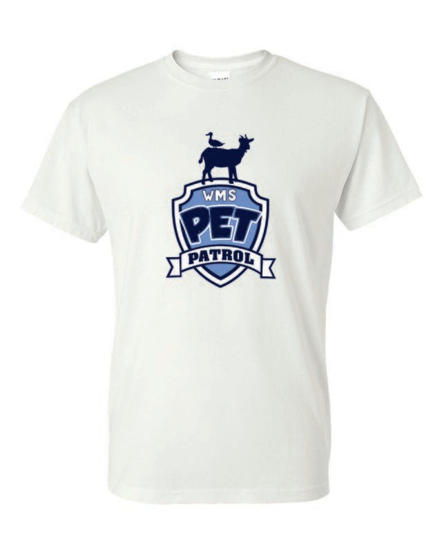 WMS PET PATROL T-SHIRT, WHITE