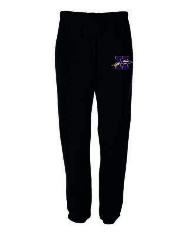HONONEGAH WRESTLING SWEATPANTS WITH POCKETS, BLACK