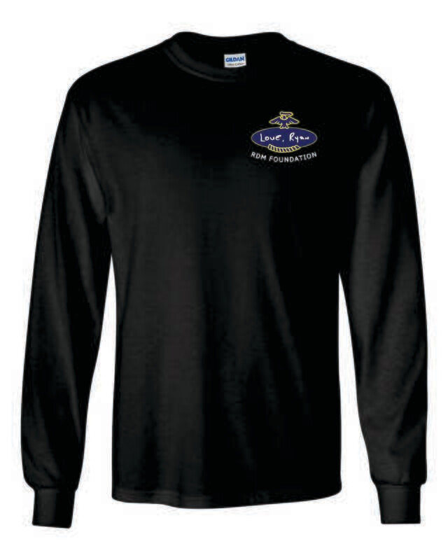 RDM FOUNDATION LONG SLEEVE T-SHIRT, BLACK