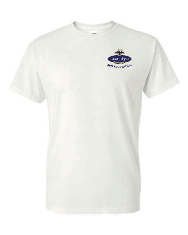 RDM FOUNDATION T-SHIRT, WHITE