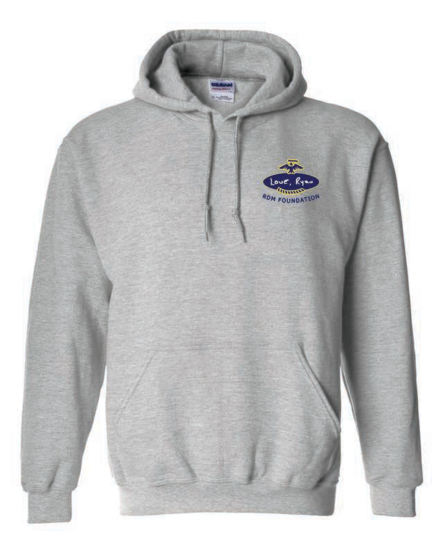 RDM FOUNDATION HOODED SWEATSHIRT, SPORT GREY