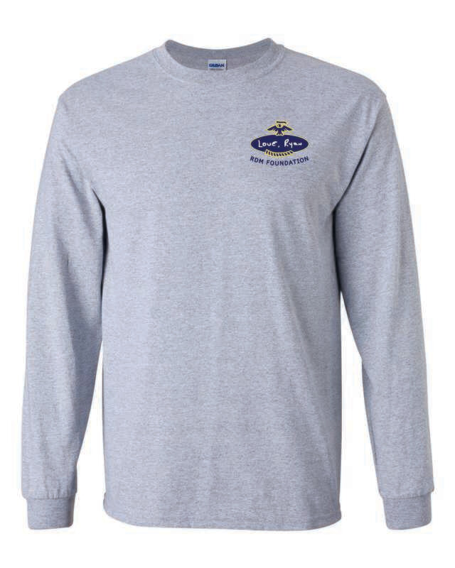 RDM FOUNDATION LONG SLEEVE T-SHIRT, SPORT GREY