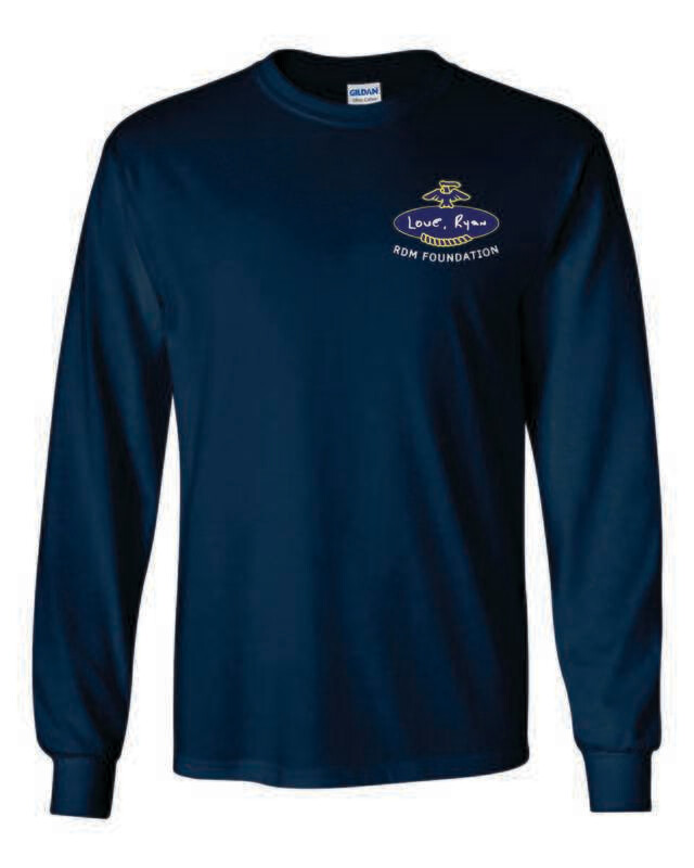 RDM FOUNDATION LONG SLEEVE T-SHIRT, NAVY