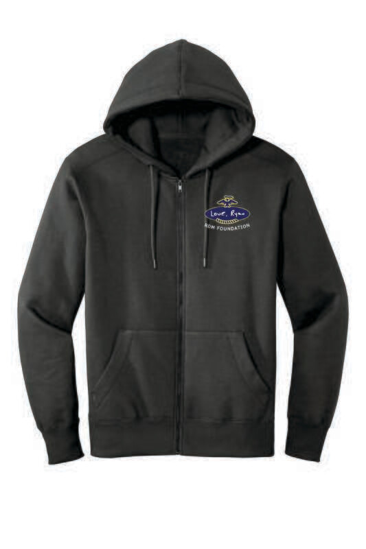 RDM FOUNDATION FULL-ZIP HOODED SWEATSHIRT, CHARCOAL