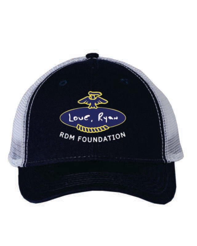 RDM FOUNDATION TRUCKER CAP, NAVY/WHITE